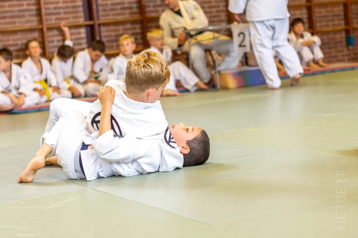 Kids Judo 11 Kinderen tijdens kids judo bij Sportschool Herbert in Ede